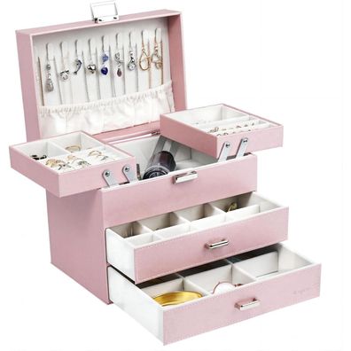 Dajasan Schmuckkästchen Mädchen Rosa - Elegante Schmuckaufbewahrung