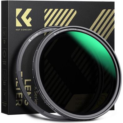 K&F Concept Magnetischer Variabler ND Filter 55mm ND8-128 (3-7 Stop) mit