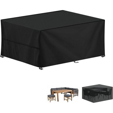 LAMUNI Abdeckhaube für Gartenmöbel, 170x100x75cm, 420D Oxford Gewebe