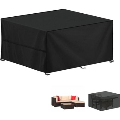 LAMUNI Gartenmöbel Abdeckung Wasserdicht 420D Oxford, 150x100x75cm Rechteckig