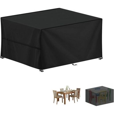 LAMUNI Abdeckhaube für Gartenmöbel, 120x80x75cm, Wasserdicht, 420D Oxford Gewebe