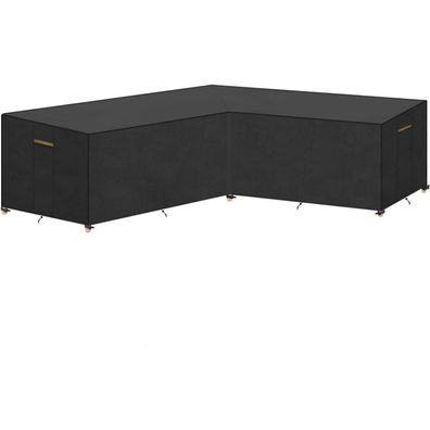 Vansheim L-Form Gartenmöbel Abdeckung für Lounge Ecksofa, Wasserdicht