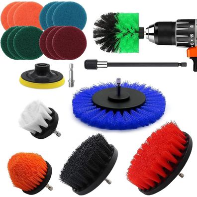 Vibratite 20-teiliges Bürstenaufsatz Set für Bohrmaschine & Akkuschrauber