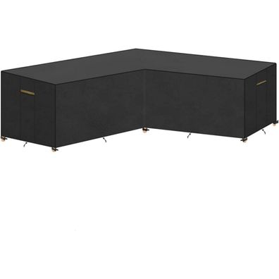 Vansheim L-Form Lounge Abdeckung Wasserdicht & Winddicht 215x215x87/80cm 420D