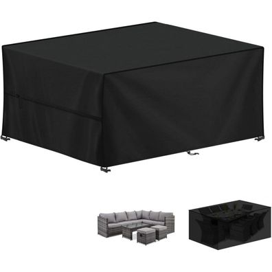 LAMUNI Abdeckhaube für Gartenmöbel, 250x150x90cm, 420D Oxford Gewebe