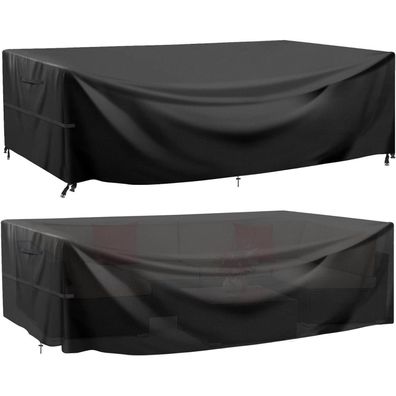 Garprovm Abdeckplane für Gartenmöbel, Schutzhülle für Outdoor Sofa Tisch
