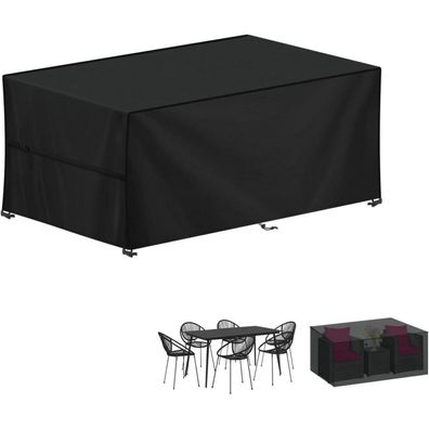 LAMUNI Wasserdichte Schutzhülle für Gartenmöbel, 150x80x70cm, 420D Oxford