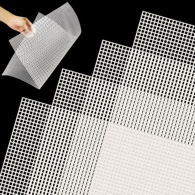 Lylidia 4 Stück Kunststoff Leinwandplatten mit großen Löchern (4CT) für