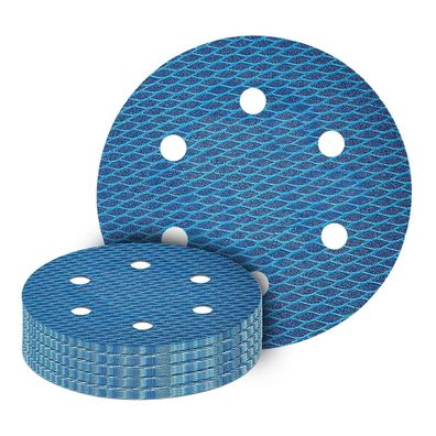 GZKTY 15Stk 225mm Klett Schleifpapier P80, Exzenterschleifer Schleifscheiben