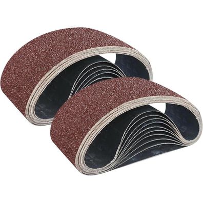 GZKTY Schleifbänder 75 x 533 mm, 25 Stück Set mit verschiedenen Körnungen