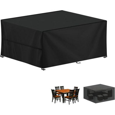 LAMUNI Abdeckhaube für Gartenmöbel, Wasserdicht, Anti-UV, 420D Oxford
