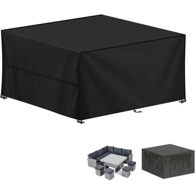 LAMUNI Schutzhülle für Gartenmöbel, 150x120x90cm, wasserdicht, 420D Oxford