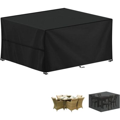LAMUNI Schwerlast 420D Oxford Abdeckhaube für Gartenmöbel, wasserdicht