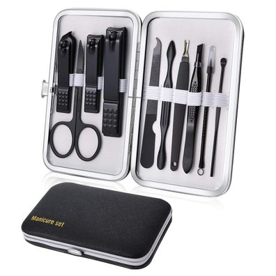 Keiby Citom Maniküre & Pediküre Set, 10-teiliges Nagelpflege Set mit Etui
