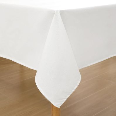 Homaxy Leinenoptik Tischdecke abwaschbar, Lotuseffekt, eckig 140x140 cm