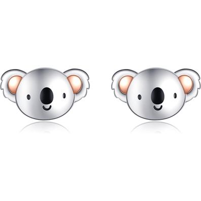 VONALA 925 Sterling Silber Tier Ohrstecker für Mädchen und Damen - Süßer