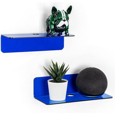 Oaprire Wandregal 2er-Set, 23cm Acryl Regal ohne Bohren für diverse Räume