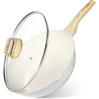 GiPP Bratpfanne mit hohem Rand, 30 cm, 5 L, Keramik-Antihaftbeschichtung