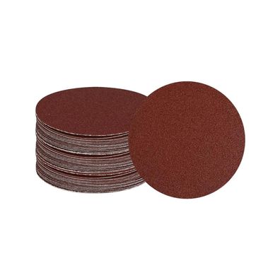 Yubpaiy Schleifpapier 100mm Klett Körnung 60, 60 Stück Schleifscheiben für Holz