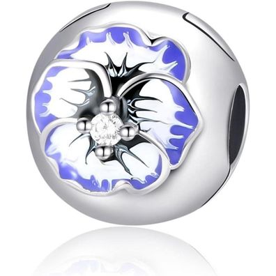 Symretie 925 Sterling Silber Schmetterling Herz Charm Anhänger für Damen