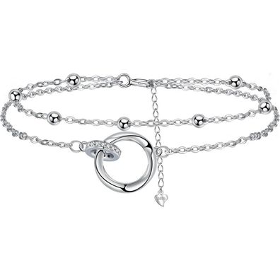 J. MUEN Damen Armband Silber 925, Geschenk für Mama, Ehefrau, Freundin