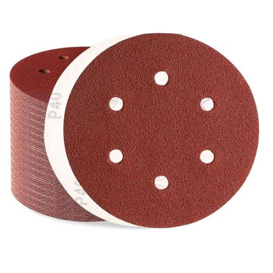 Sztaoip 80tlg. Schleifpapier 150mm Klett, Körnung 40 für Exzenterschleifer