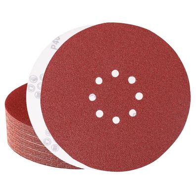 Sztaoip 30x Schleifpapier 225mm Klett 8 Loch, Körnung 40 für