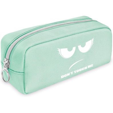 FINPAC Federmäppchen "Don't Touch Grün" - Große Kapazität Federtasche für