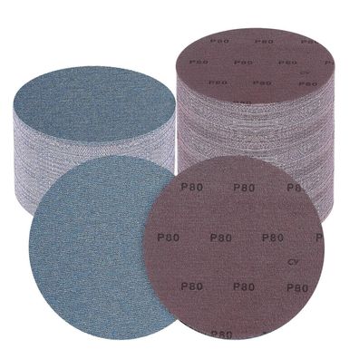 PMIQSA 25x Schleifpapier 225mm Klett Keramik Schleifgitter 80 Körnung für