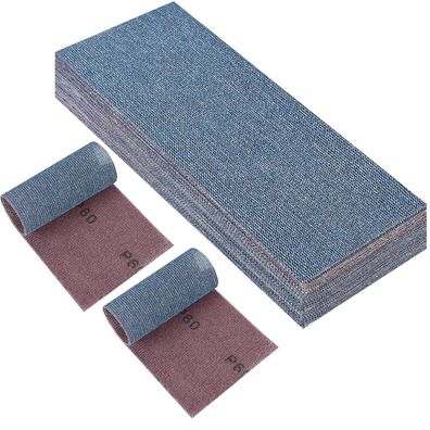 PMIQSA 25x Netz Schleifstreifen 115x230mm Klett, Profi-Keramik Schleifgitter