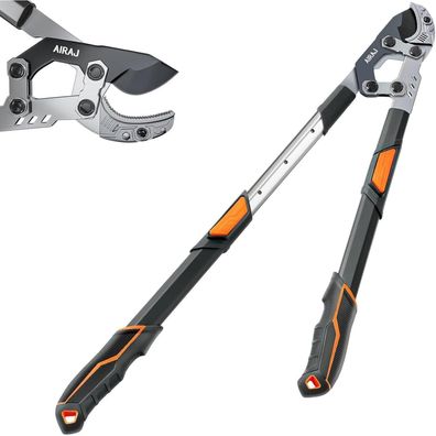 AIRAJ Teleskop Astschere 68-88cm, Baumschere mit rostfreien, beschichteten