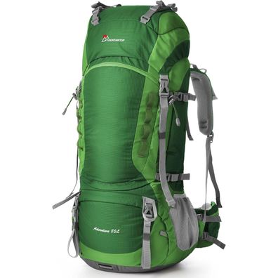 Mountaintop Trekkingrucksack 80L - Großer Wanderrucksack mit Regenschutz für