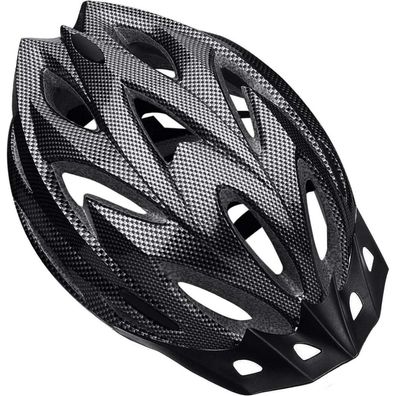 Shinmax Fahrradhelm mit Visier, abnehmbar, für Damen und Herren, MTB, 57-62cm