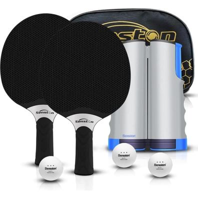 Senston Tischtennisschläger Set für 2-4 Spieler - Professionelles Set mit