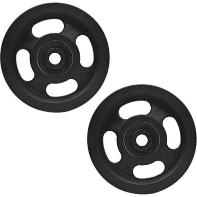 Topfinder Seilrolle 100mm Umlenkrolle für Fitnessgeräte mit Kugellager