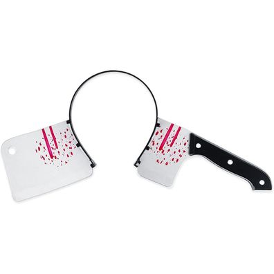 ROSAUI Halloween Haarreif mit Hackbeil - Gruseliges Kostüm Accessoire für Damen