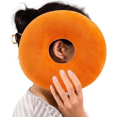 Uktyuas Piercing Kissen mit Loch - Schmerzlinderung für Seitenschläfer, Donut