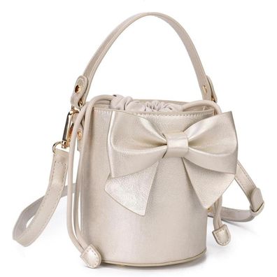 Gladdon Kinder Rucksack, stylische Mädchen Tasche, silberfarben, gepolstertes