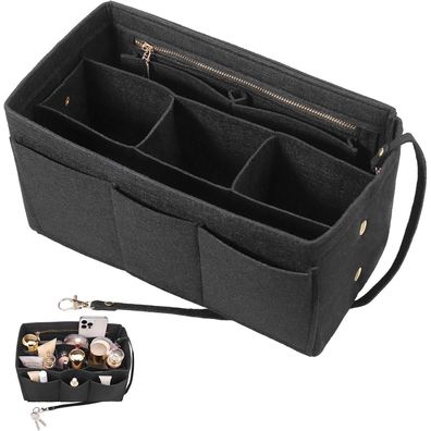Hejo Handtaschen Organizer L, Filz Taschenorganizer mit Multi-Pocket