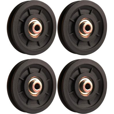 LFJ 90mm Seilrolle, Umlenkrolle, Universallager Riemenscheibe für