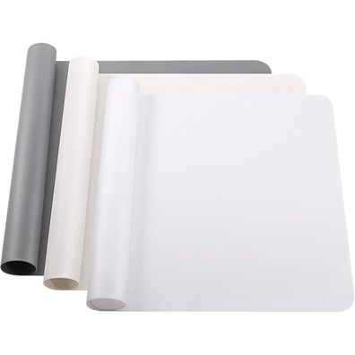 Kssvzz 3er Silikonmatte 40x30cm - Vielseitige Bastelunterlage für Kinder und