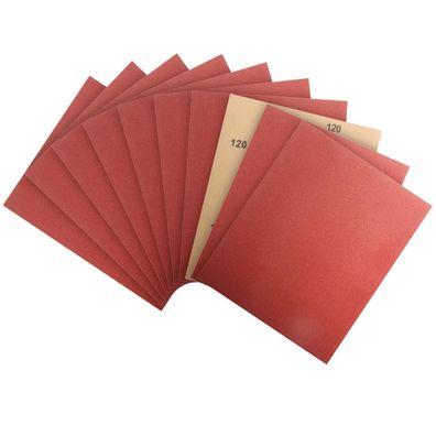 PMIQSA Schleifpapier Set, 10 Stück, Körnung 120, 23 x 28 cm, für Auto, Metall