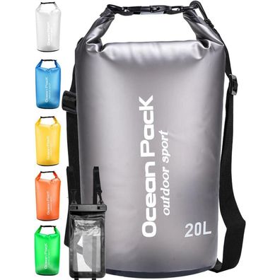 Henrycares Wasserdichte Dry Bag Tasche 20L/10L/5L/2L mit 2 Schultergurten und