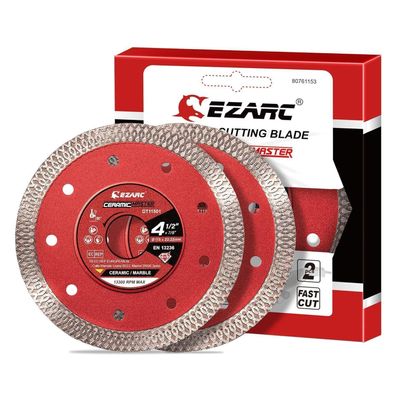 EZARC Diamant Trennscheiben 115 mm, Extra Dünn für Fliesen, Keramik, Marmor