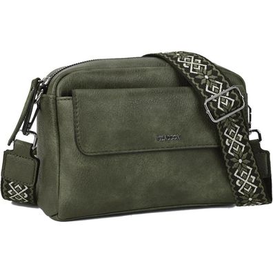 Gladdon Damen Umhängetasche aus PU Leder, kleine Handtasche mit breitem