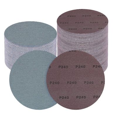 PMIQSA 25x Schleifpapier 225mm Klett, Keramik Schleifgitter 240 Körnung für