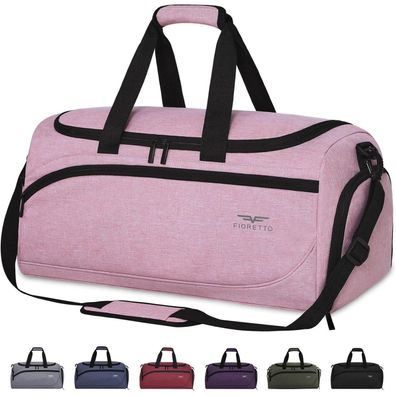 Fioretto 35L Sporttasche Reisetasche mit Schuhfach und Nassfach, wasserdicht