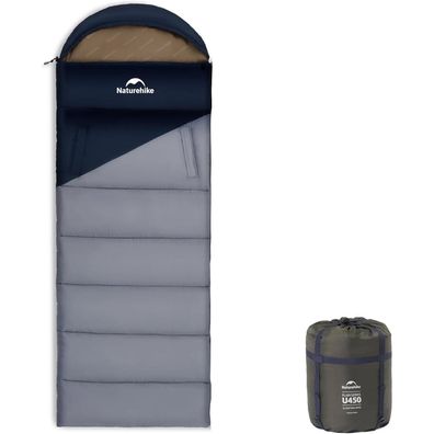 Naturehike Kapuzenschlafsack Deckenschlafsack für Camping, Leicht & Bequem