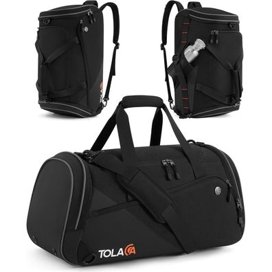 Tolaccea Sporttasche 47L mit Schuhfach & Nassfach - Ideal für Fitness, Gym