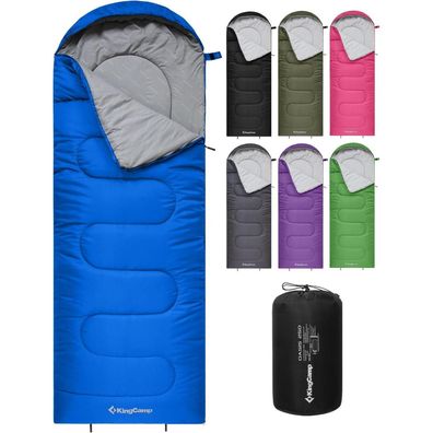 KingCamp Oasis Deckenschlafsack 3-4 Jahreszeiten, wasserabweisend, koppelbar